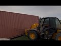 Honey house shipping container has power!