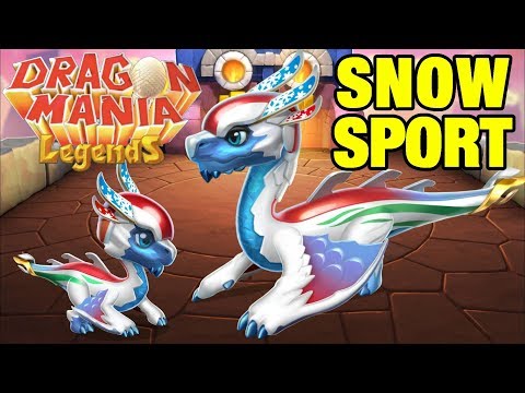 SNOW SPORT DRAGON Unlocking! Cold Runnings Event COMPLETE! - DML #745