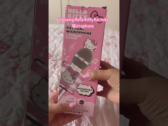 Vídeo relacionado con Conjunto DE Altavoz Y MICROFÓNO INALÁMBRICOS para Karaoke Hello Kitty con LUZ LED