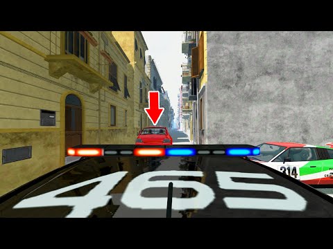 Crazy Police Chase - BeamNG DRIVE | CrashTherapy