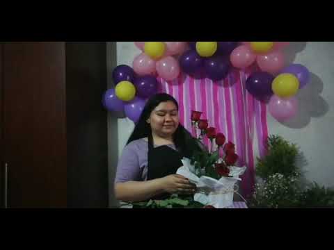 Elaboración de arreglo floral paso a paso.