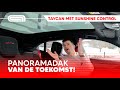 Het briljante panoramadak van de Porsche Taycan Sport Turismo