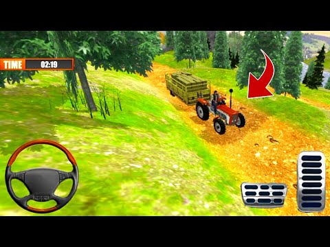 Real Cargo Tractor Trolley Simulator 2022 Offroad Heavy Transport Driving new Android GamePlay #2