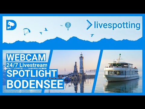 🔴 Spotlight Bodensee – 24/7 Live Webcams: Lake Constance, Alps & Nature in HD