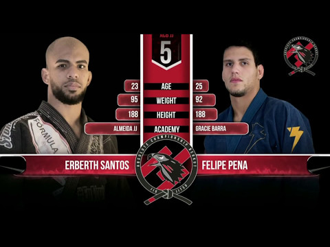 Felipe Pena vs Erberth Santos ACB JJ 5 world Grand Prix 95 kg final