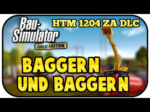 Baggern & Baggern   Bau Simulator 2015 HTM 1204 ZA DLC #02   BAU SIMULATOR HTM 1204 GAMEPLAY