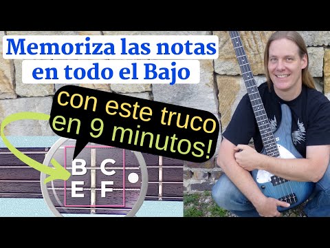 Aprender las notas en el Bajo fácil y rápido (con un simple truco!)