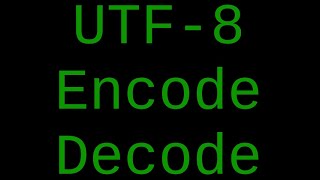 Base [6]: Unicode Conversions
