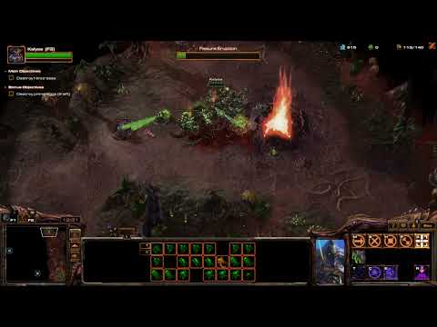 Playing Starcraft 2: Brood's Wrath Mission4