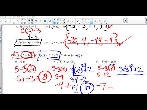 Unit 1 Functions Test Review