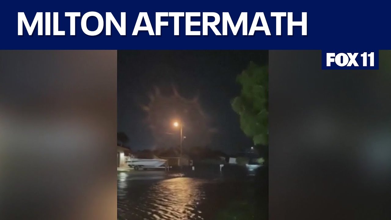 Hurricane Milton slams Florida; 3M without power