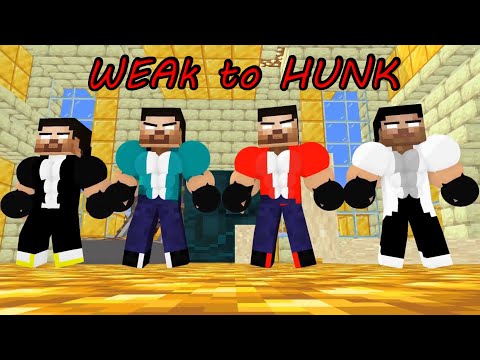 Weak Herobrines to Macho Herobrines #minecraft #animation