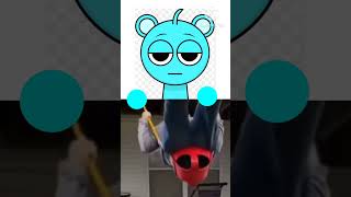 sky sent the man falling off the baby swing #sprunki #Sky #babyswing #shorts