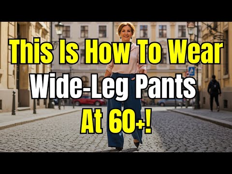 How to Wear WIDE PANTS at 60+ and Still Look AMAZING!