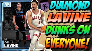 NBA 2K19 MYTEAM DIAMOND ZACH LAVINE GAMEPLAY! IS THIS SUPPOSED TO HAPPEN?