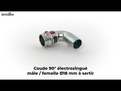 Coude 90° mâle / femelle à sertir VIEGA