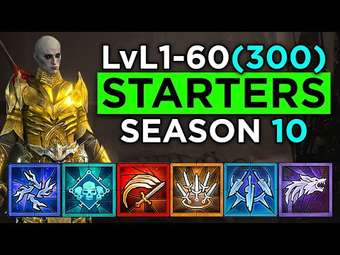 Best Leveling Builds for EVERY Class in Season 10 Diablo 4!