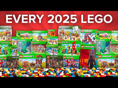 I Built EVERY 2025 Minecraft LEGO Set