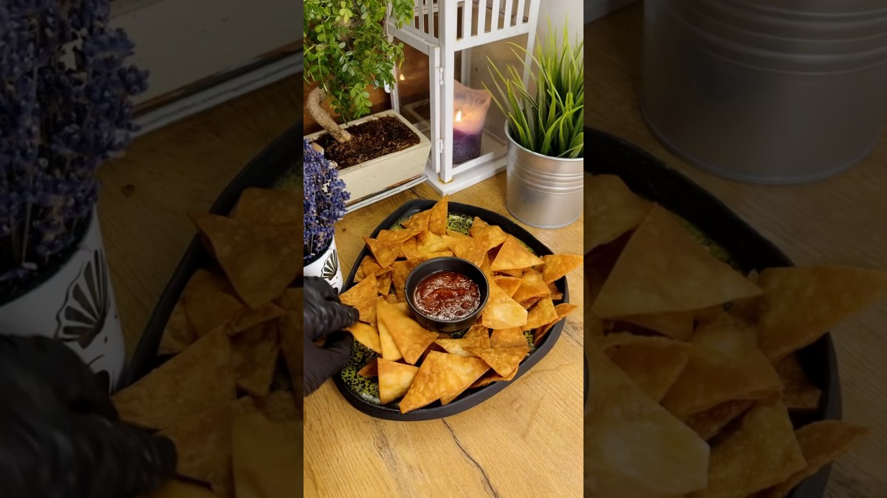 Quick Homemade Tortilla Chips – Ready in 1 Minute! #cooking #food #recipe #foodie #foodlover