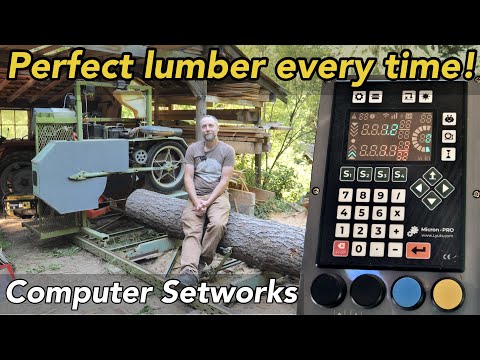 Micron PRO sawmill Setworks make perfect cuts every time