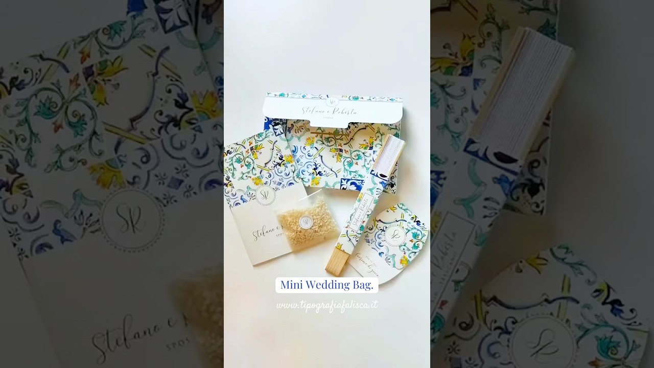 Video mini wedding bag maioliche