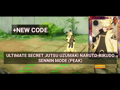 ULTIMATE FIGHT SURVIVAL : ULTIMATE SECRET JUTSU UZUMAKI NARUTO - RIKUDO SENNIN MODE (PEAK)