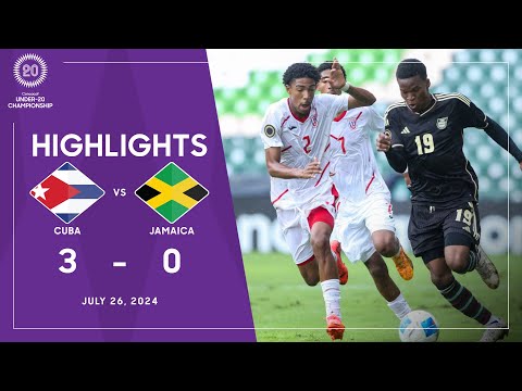 U20Championship 2024 | Cuba vs Jamaica | Grupo A