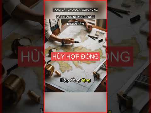 [Lưu ý] Tặng Cho Đất Nông Nghiệp Có Điều Kiện Chăm Sóc Cha Mẹ:... #Shorts