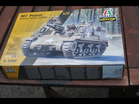 Italeri 1/35 M7 Priest Self-Propelled Howitzer Video Preview