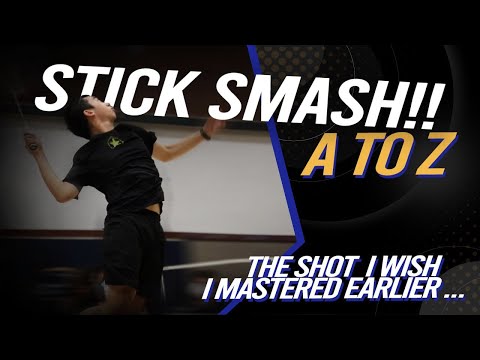 Badminton STICK SMASH in 5 minutes | Badminton Smash Shot Variations