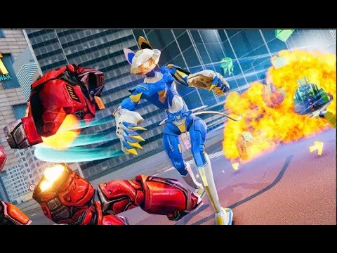 New Cat Robot Car Transformation Part-4 | Rescue City Cat Robot Car Android GamePlay | By Game Crazy