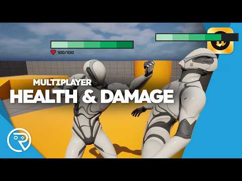 Unreal Engine 5 Tutorial -  Online Multiplayer: Damage and Health