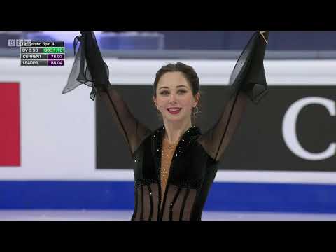Elizaveta Tuktamysheva | Free Skate | Figure Skating World Championships 2021 | BBC English