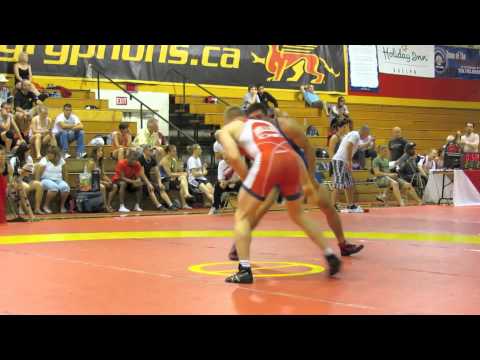2012 FISU Trials: 84 kg Matt Miller vs. Mathieu DesChatelets