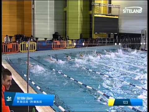 Serie 3 dei 50 Stile Libero Juniores F - 7° Trofeo SOGEIS Montichiari