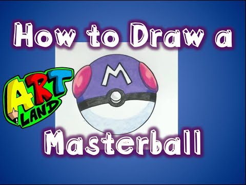Part of a video titled How to Draw a Masterball - YouTube