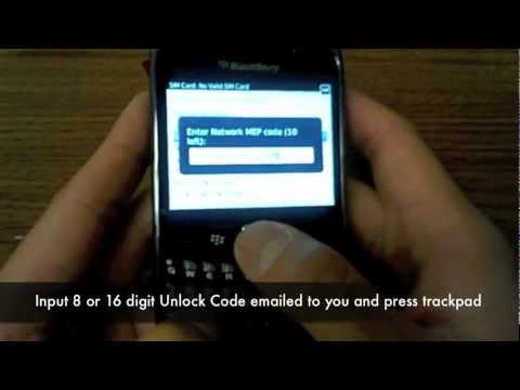 comment trouver code mep blackberry curve 9300