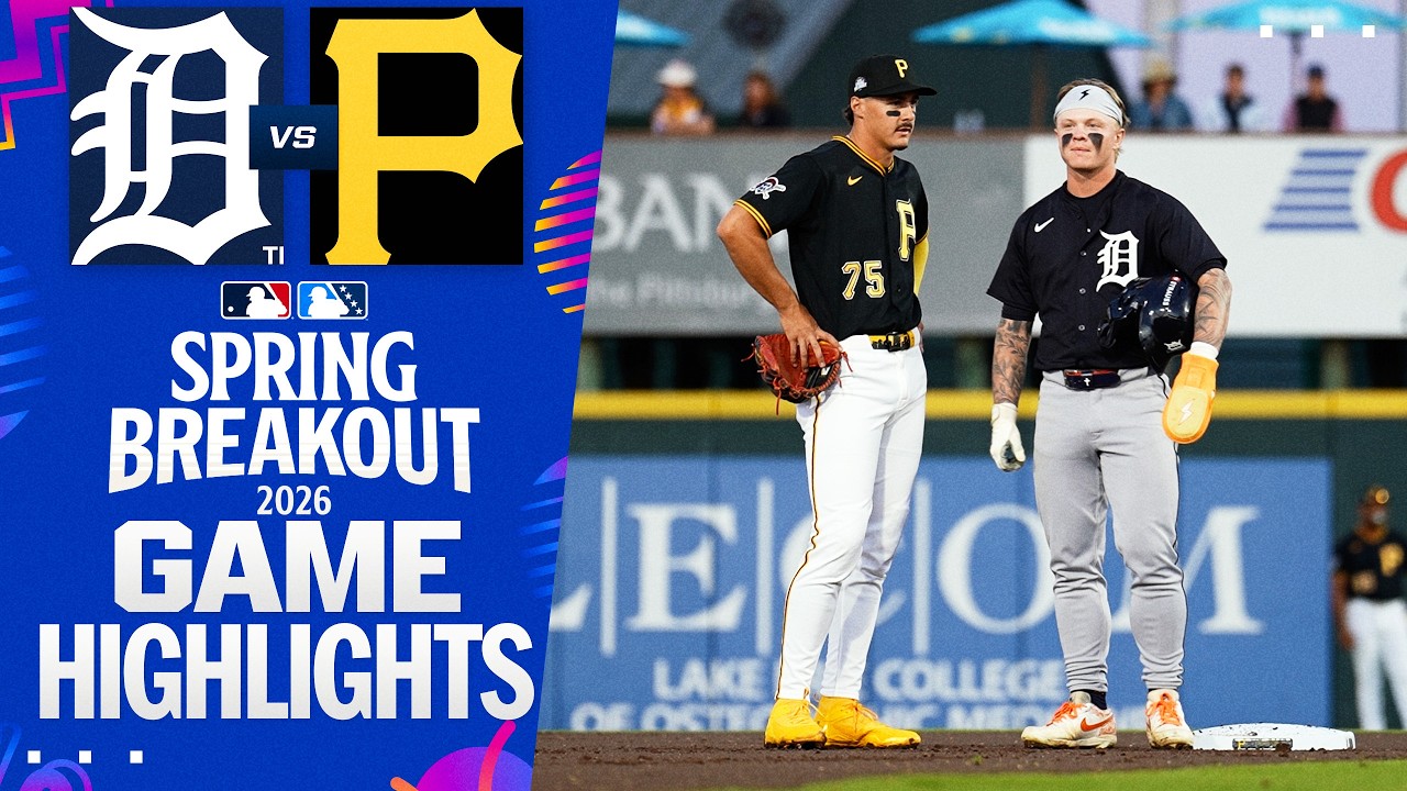 Tigers vs. Pirates Spring Breakout Game Highlights (3/20/36) | MLB Highlights