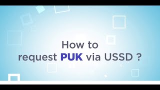 How to request PUK via USSD?