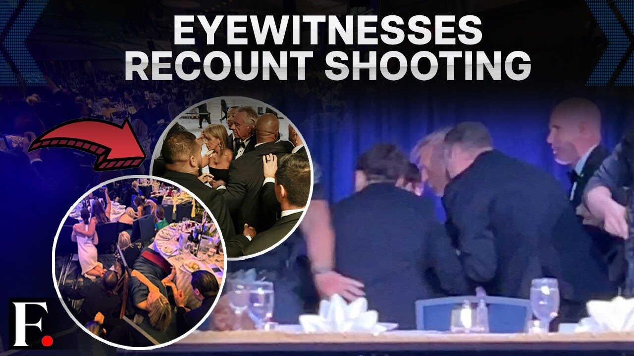 Shots Fired at Trump's Dinner: Eyewitnesses Narrate the Incident | FP Video