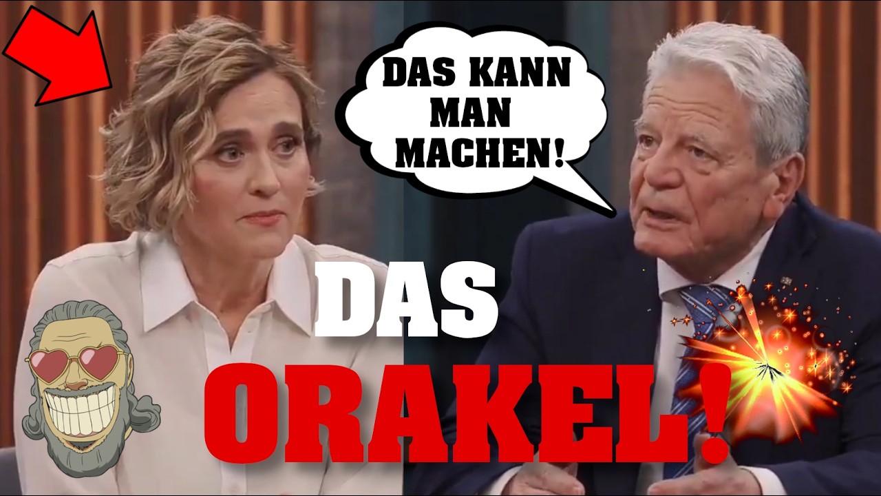 EX-Pfarrer GAUCK lässt besorgte Moderatorin ZURÜCK! 💥⚡️| Caren Miosga #PolitSatire #Comedy