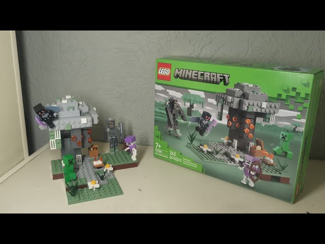 Vídeo relacionado con LEGO Minecraft El Jardín Pálido - Miniatura de Bioma con Minifigura de Crepitante y Hombre Polilla - Figuras de Creeper y Esqueleto - Regalo Gamer para Niños y Niñas de 7+ Años - 21586