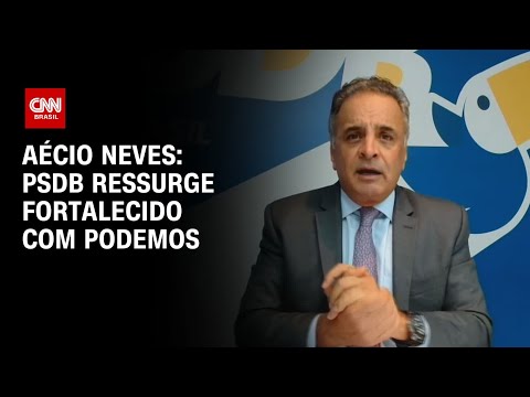 Aécio Neves à CNN: PSDB ressurge fortalecido com Podemos | CNN 360°