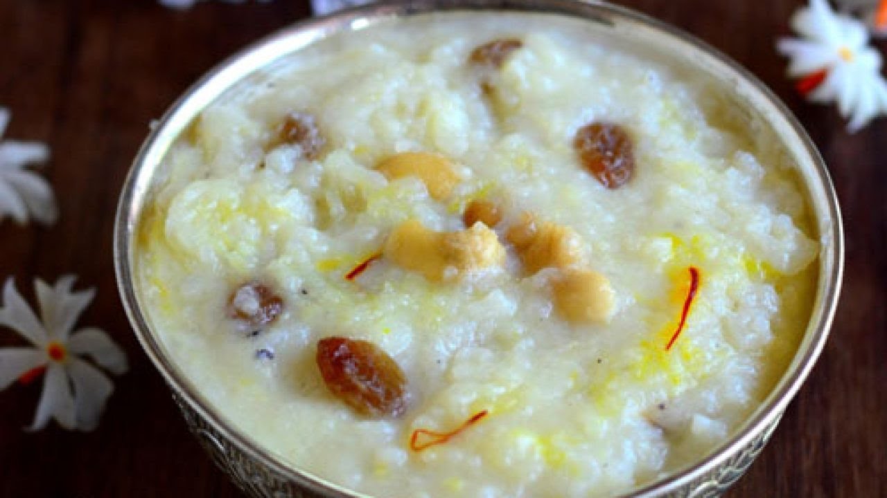 Kalkandubath | Kalkandu Sakkarai Pongal | Rock Sugar Sweet Pongal | கல்கண்டு பொங்கல் | Naivedyam