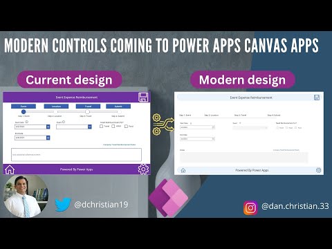 Modern Controls Coming to Power Apps Canvas Apps by Daniel