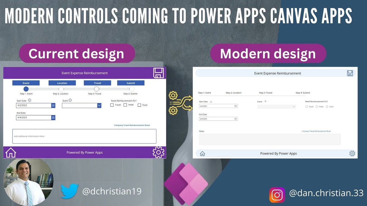 Modern Controls Coming to Power Apps Canvas Apps by Daniel