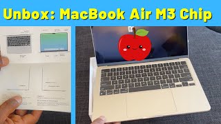 Unboxing: 13-inch MacBook Air M3 Chip