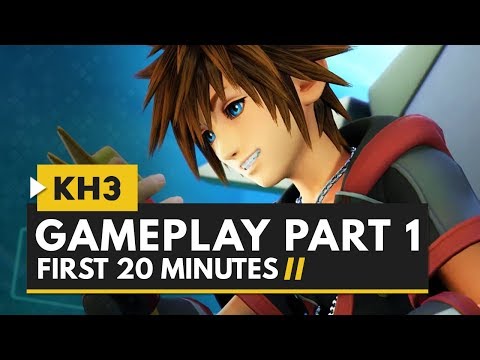 Kingdom Hearts 3 | Gameplay Part 1 - First 20 Minutes of Gameplay