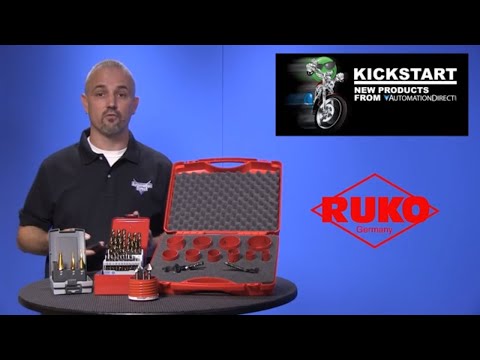 Gręžimo karūna HSS Co8 bi-metal RUKO Ø168 mm video