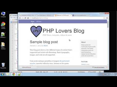 Learn how to create a PHP Lovers Blog using PHP and MySQL - Part 2